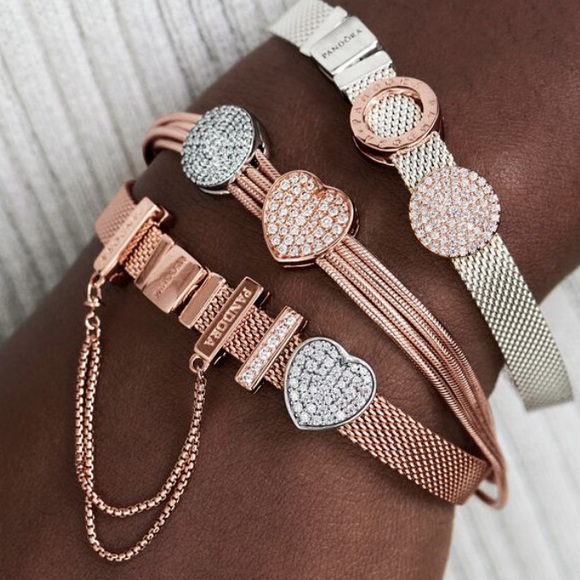 Authentic Pandora Rose Reflexions Bracelets Bundle 7.5 in / 19 cm - Picture 10 of 10